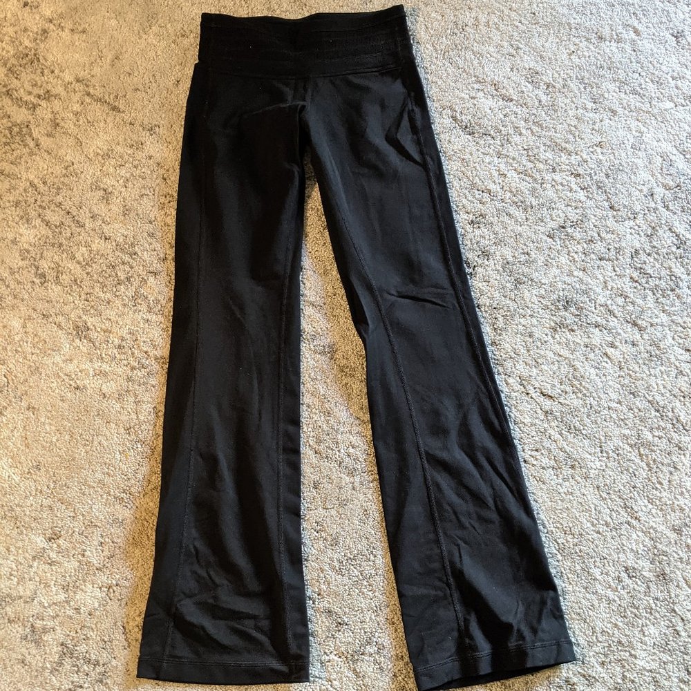 Prana wide leg Yoga pants, Black, size XS